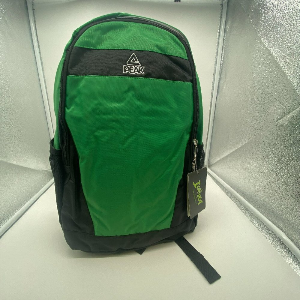 Peak Sport Backpack Brand New Green and Black